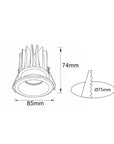 Instar Round | Low-Glare LED Downlight