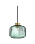 Mint 2 grey fluted glass pendant light - Lightness NZ - KS IDEA-237428