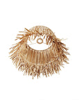 Raffia Honolulu raffia lamp shade - Lightness NZ - CC PAN01-NAT