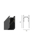 48v Track Surface Mount Deep