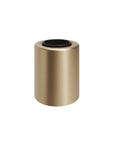 Cylindrical Metallic Wall or Ceiling Lampholder