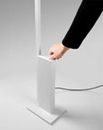 Standup white metal floor light control - Lightness NZ - A4940001WT