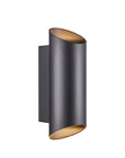 Nico Round black metal wall light - Lightness NZ - NRD 2218231003