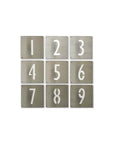 Address Numeral Plates