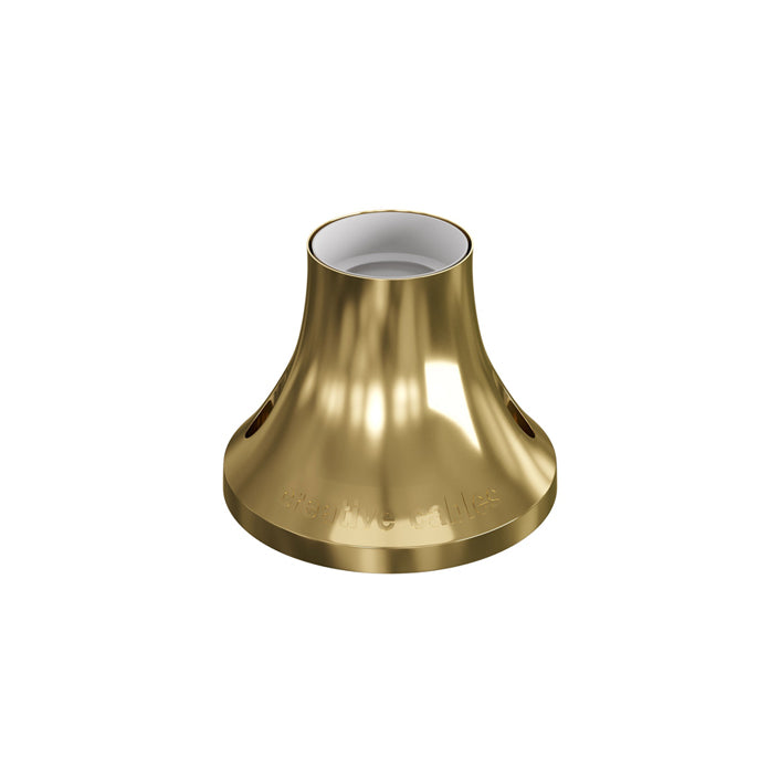 Metallic Wall or Ceiling Lampholder