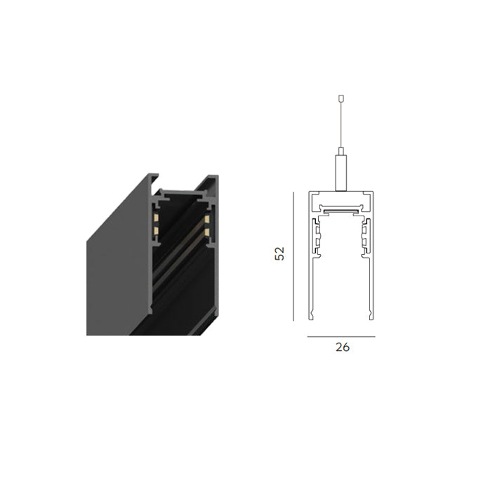 48v Track Suspended