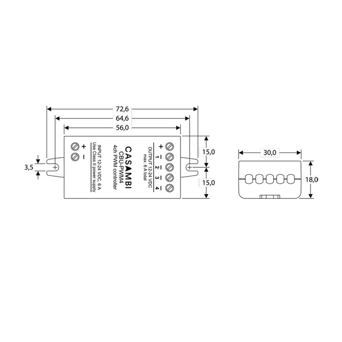 basicDIM Wireless PWM CV 4CH