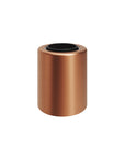 Cylindrical Metallic Wall or Ceiling Lampholder