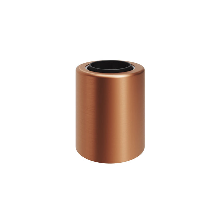 Cylindrical Metallic Wall or Ceiling Lampholder