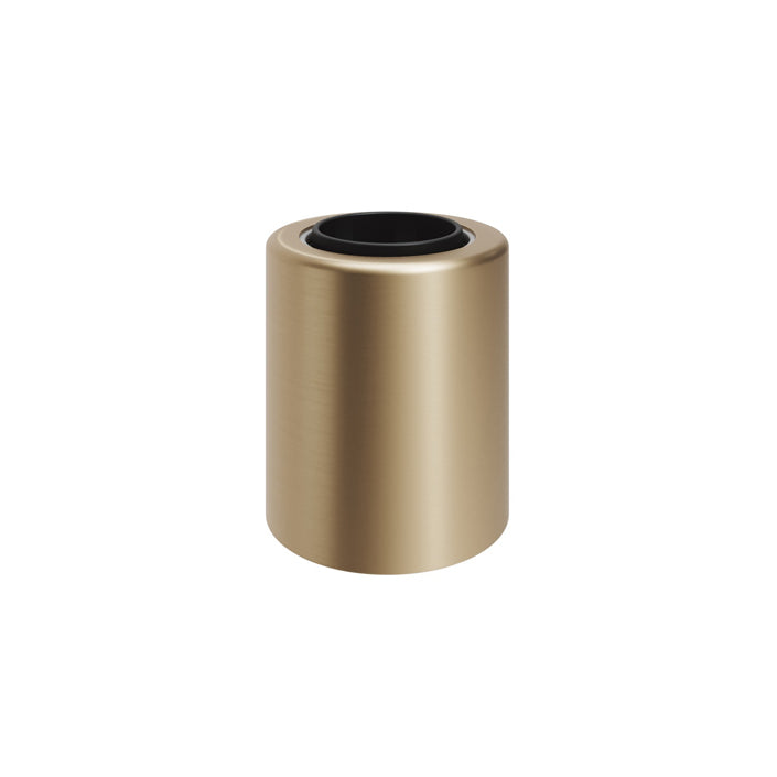 Cylindrical Metallic Wall or Ceiling Lampholder