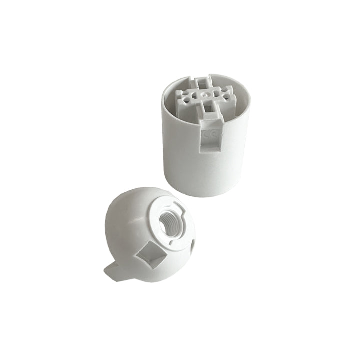 E27 Lampholder with cord grip