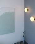 Metallic Wall or Ceiling Lampholder