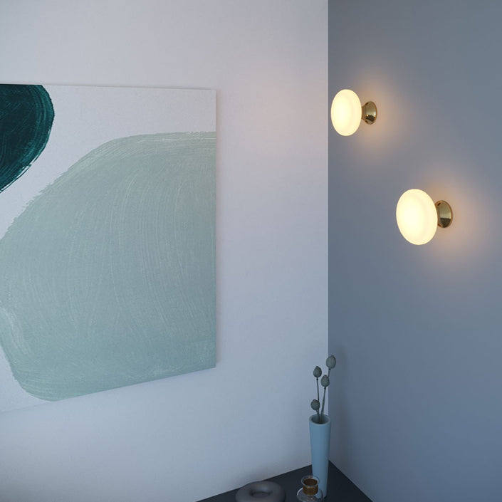 Metallic Wall or Ceiling Lampholder