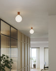 Cylindrical Metallic Wall or Ceiling Lampholder