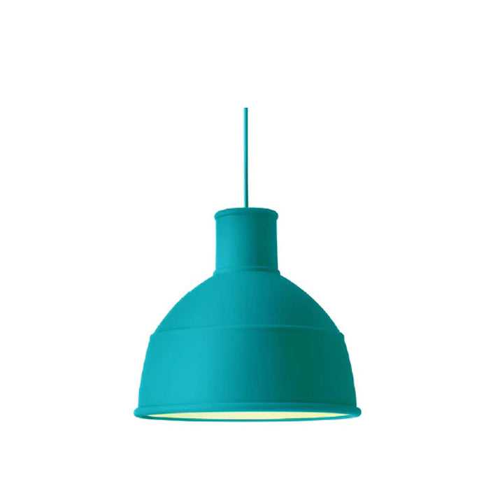 Silicone shade pendant light teal - Lightness NZ