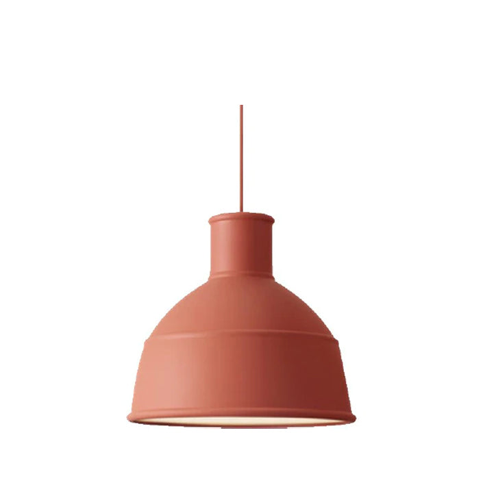 Silicone shade pendant light terracotta - Lightness NZ