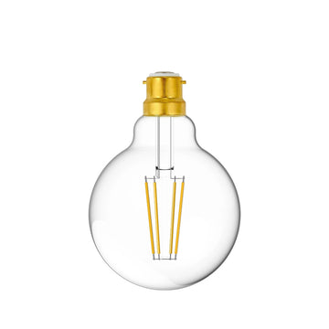 GE LED B22 G95 Clear 7.5W