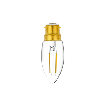 GE LED B22 Candle Clear 4.8W