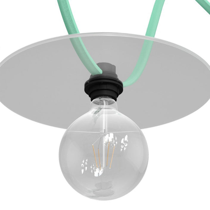 String Lights Black Lampholder for lampshades